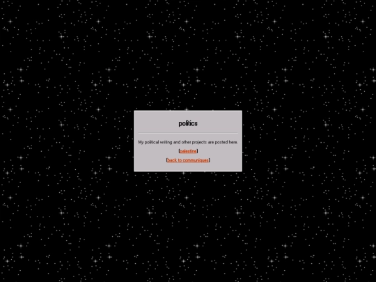 communiques/politics/politics screenshot