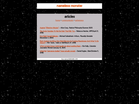 ephemera/discover/articles screenshot
