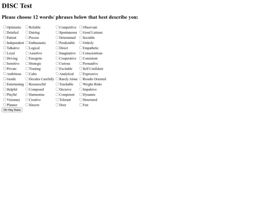 DISC Test/HTML/DISC screenshot