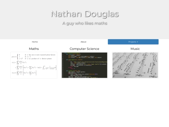 projects screenshot