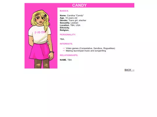 ocs/candybio screenshot