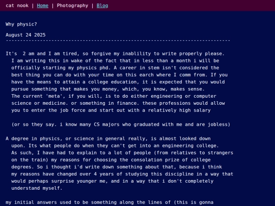 blogs/physics1 screenshot