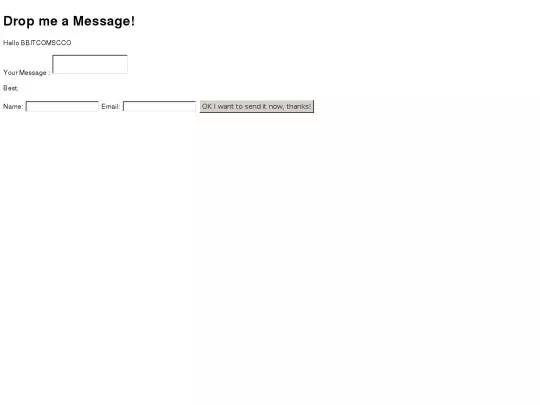 contact screenshot