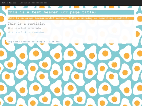EmptyPageTemplate screenshot