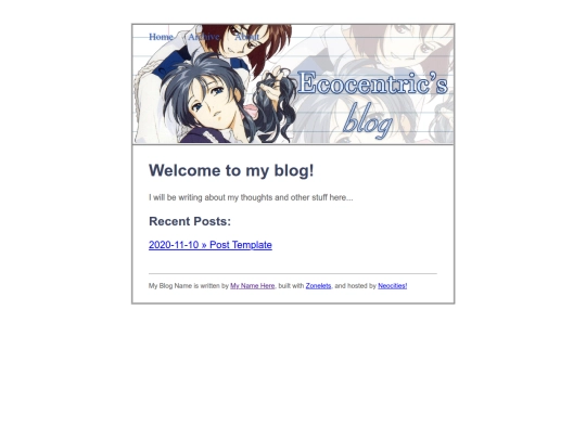 blog screenshot