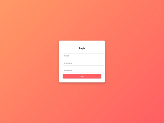 interview/loginpage screenshot