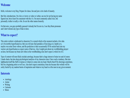 index screenshot
