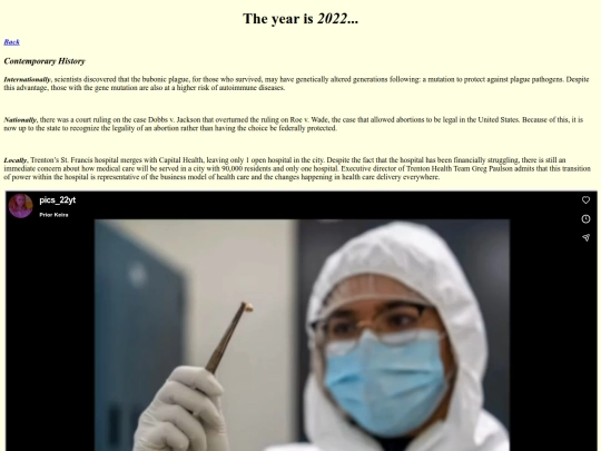personal-history/2022 screenshot