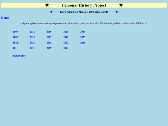 personal-history/personal-historynopsw screenshot