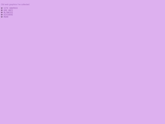 oldweb screenshot