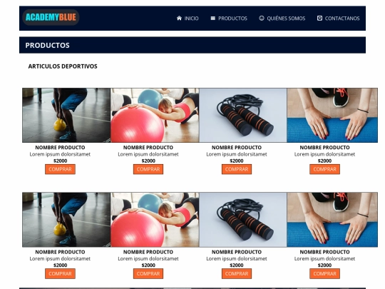 productos screenshot