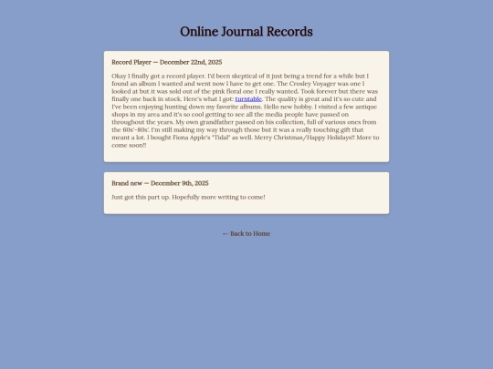 journal screenshot