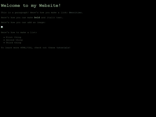test screenshot