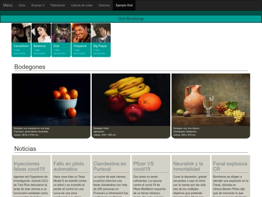 Grid screenshot