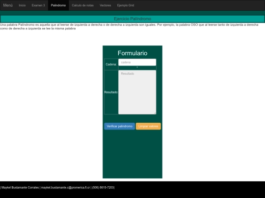 Palindromo screenshot
