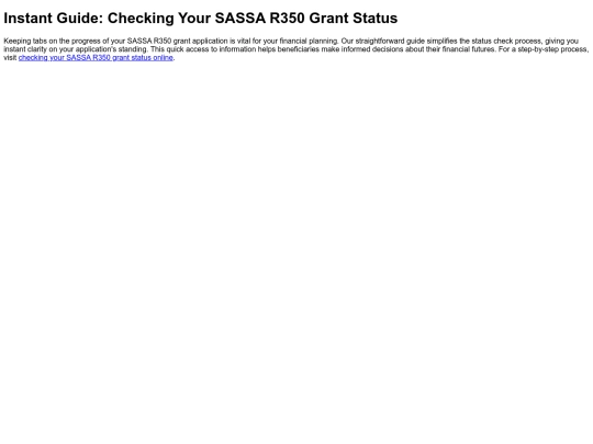 sassa350 screenshot