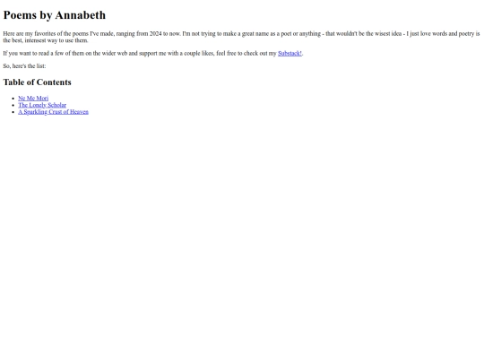 bestpoems screenshot