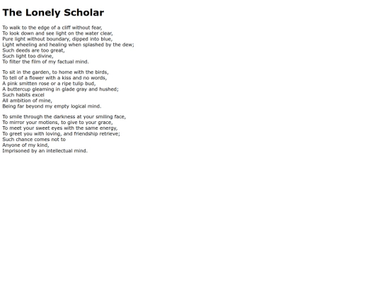thelonelyscholar screenshot