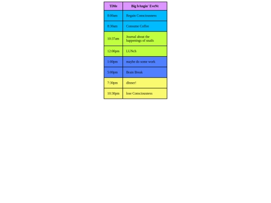 banginSched screenshot