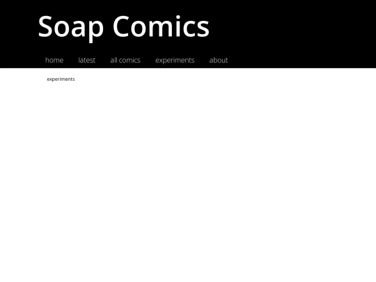 experiments screenshot