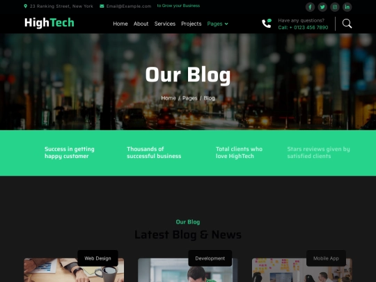 blog screenshot