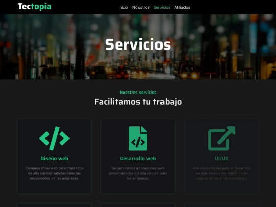 service screenshot