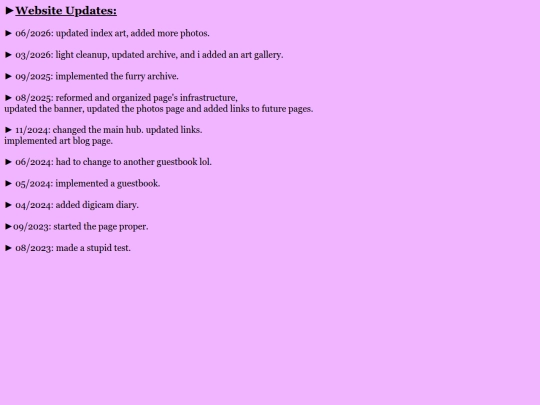 updates screenshot