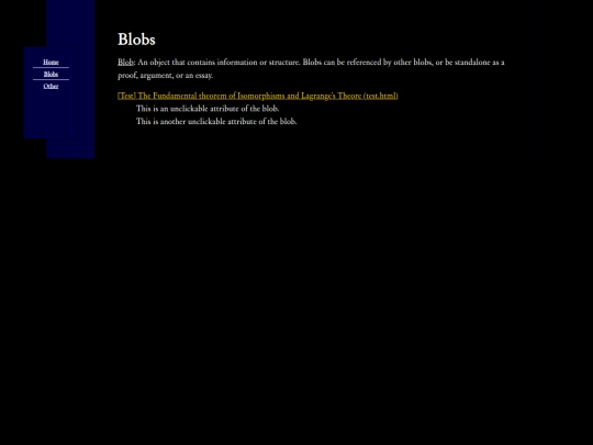 blobs screenshot