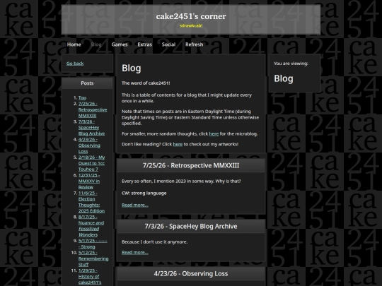 blog screenshot