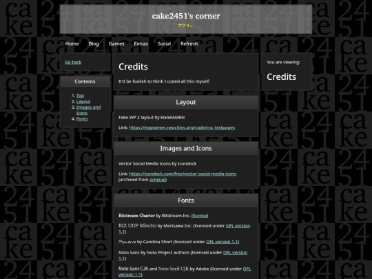 credits screenshot