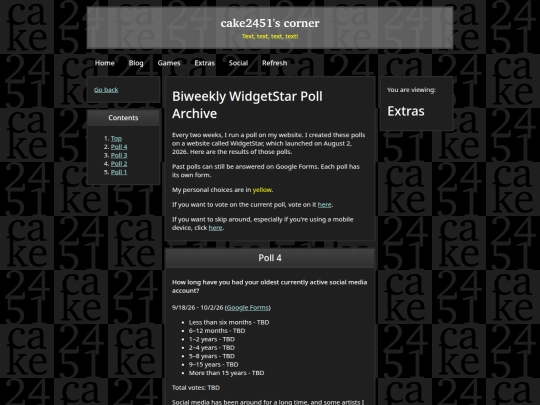 extras/poll-archive-ws screenshot