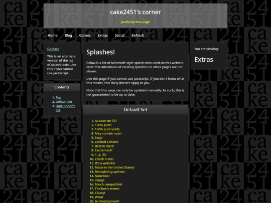 extras/splashes-alt screenshot