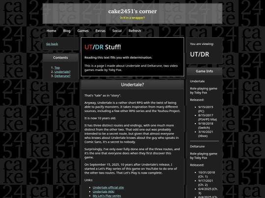 games/ut-dr screenshot