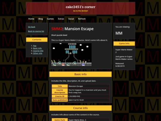 mm/courses/mansion screenshot