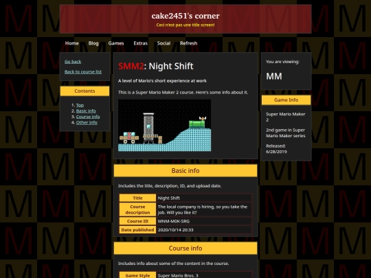 mm/courses/nightshift screenshot