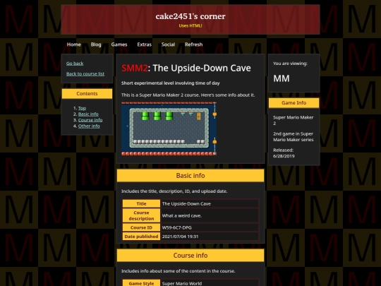mm/courses/upsidedowncave screenshot