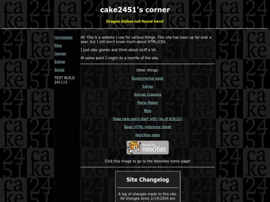 testpage screenshot