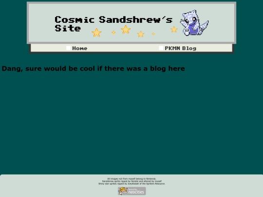 blog screenshot