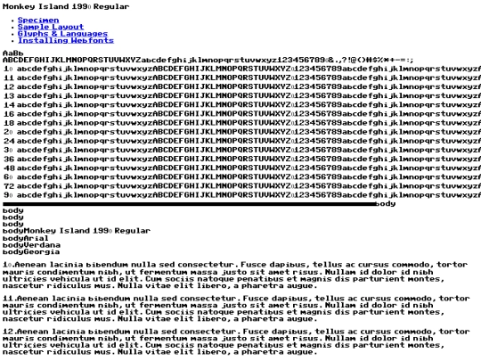 monkey_island_font/monkeyisland-1990-demo screenshot