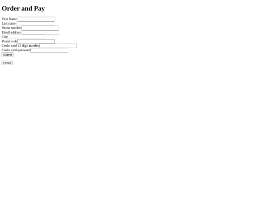 Pay screenshot