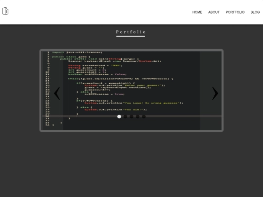 portfolio screenshot