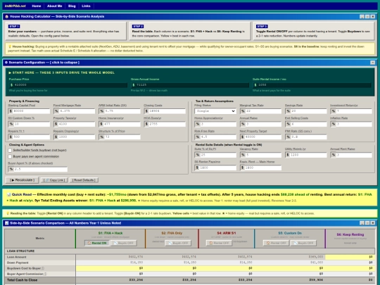 HomeCalculator screenshot