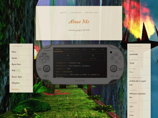 aboutme screenshot