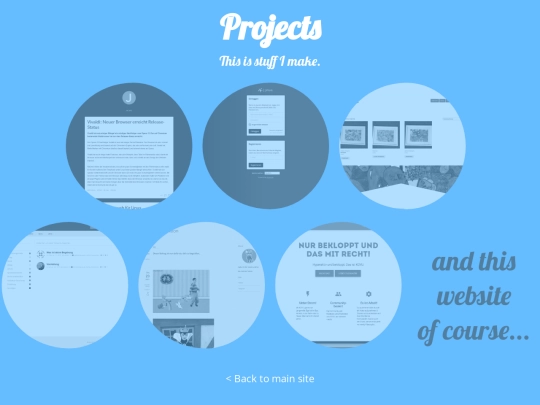 projects screenshot