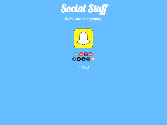 social-stuff screenshot
