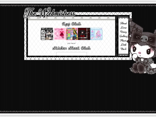 webmistress/love screenshot
