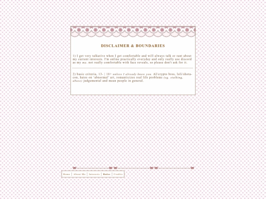 my-page/rules screenshot