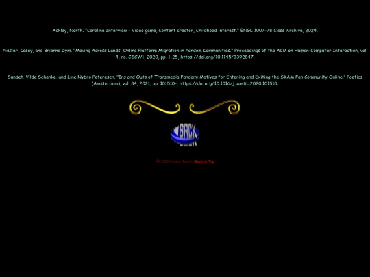 workscited screenshot