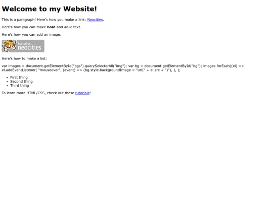 index screenshot