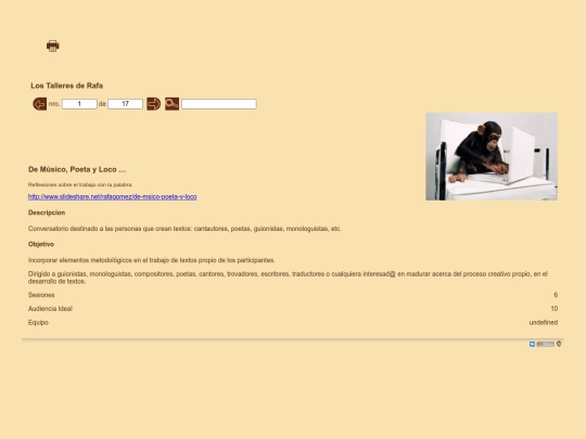 Taller screenshot